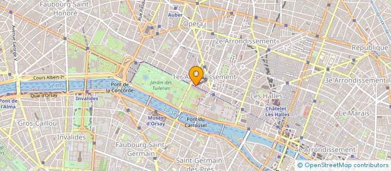 localisation de l'entreprise 1 RUE DU 4 SEPTEMBRE à PARIS