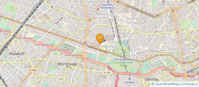 localisation de l'entreprise 1 RUE PAUL FORT  PARIS