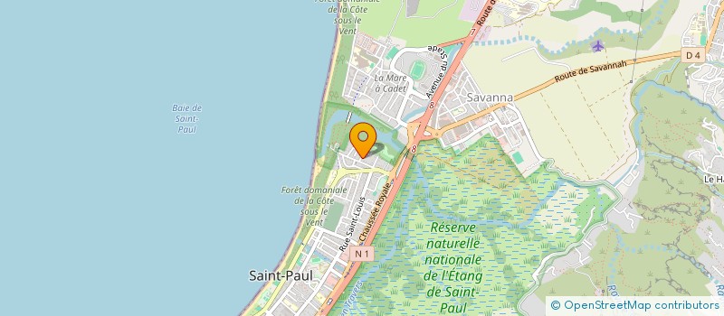 localisation de l'entreprise 1 SERVICE-EXTRA à SAINT-PAUL