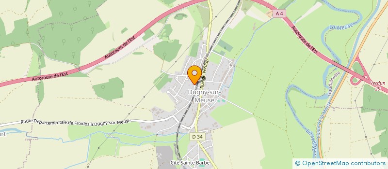 localisation de l'entreprise 1 SERVICE POUR VOUS  DUGNY-SUR-MEUSE