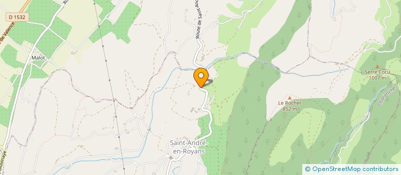 localisation de l'entreprise 1 SOEUR + 1 FRERE = 4L  SAINT-ANDRE-EN-ROYANS