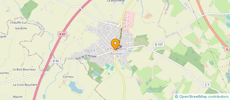 localisation de l'entreprise 1-T-RHIM CHOLET à CHOLET