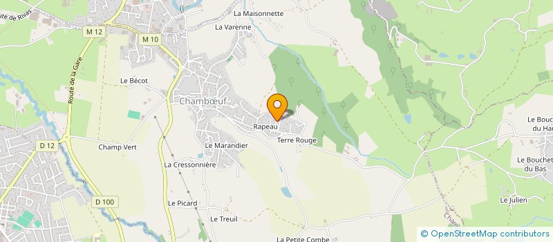 localisation de l'entreprise 1 TERRES VALL  CHAMBUF