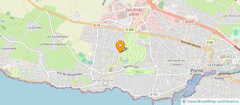 localisation de l'entreprise 10-10 EVENEMENTS  PORNIC