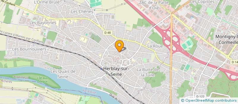 localisation de l'entreprise 10-46  HERBLAY-SUR-SEINE
