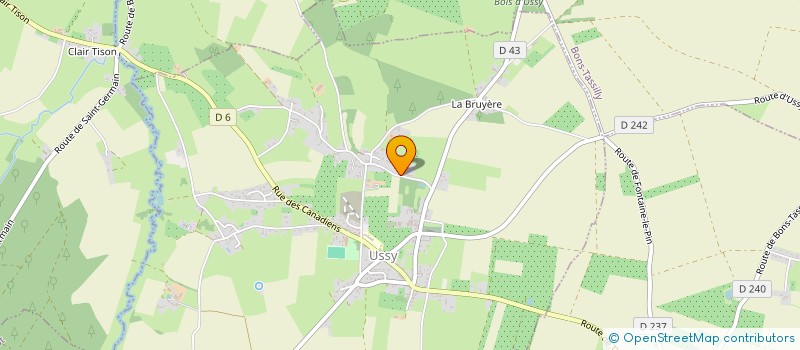 localisation de l'entreprise 10.9 PARA-TIR SPORTIF  USSY