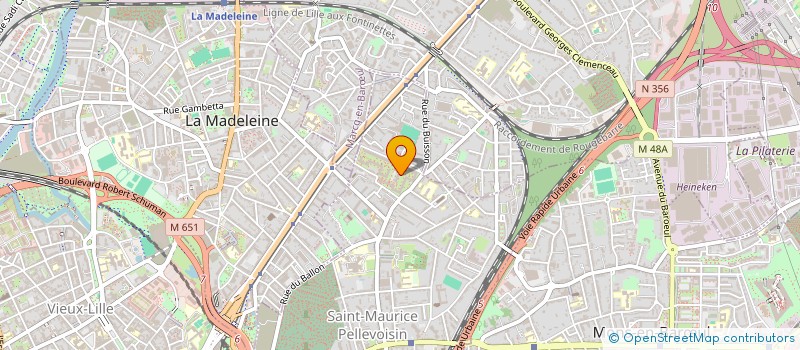 localisation de l'entreprise 10 ACE à LILLE