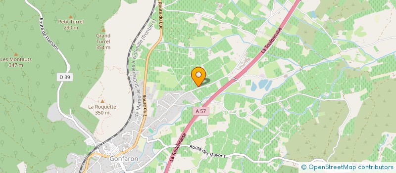 localisation de l'entreprise 10 BALLES  GONFARON