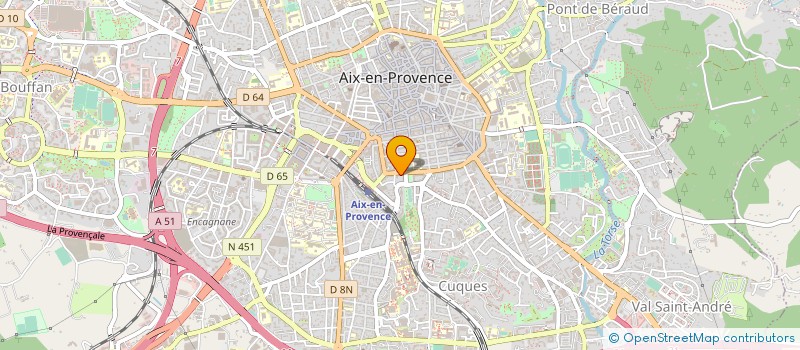 localisation de l'entreprise 10 BD ROI RENE à AIX-EN-PROVENCE