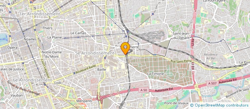 localisation de l'entreprise 10 BOULEVARD FABRICI  MARSEILLE