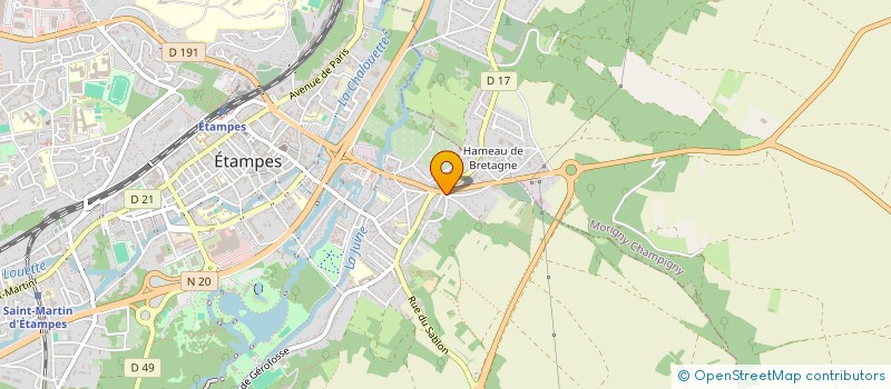 localisation de l'entreprise 10 DOIGTS POUR DEMAIN à ETAMPES