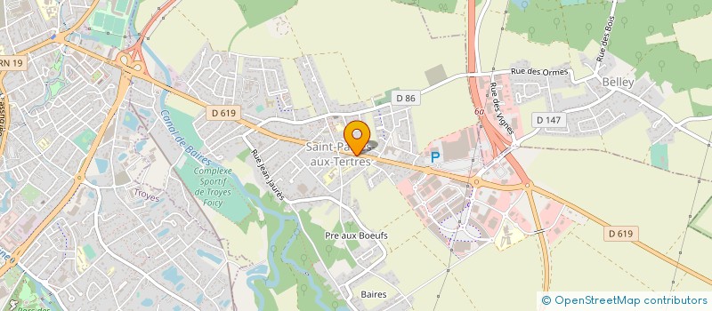 localisation de l'entreprise 10 JOURS AILLEURS  SAINT-PARRES-AUX-TERTRES