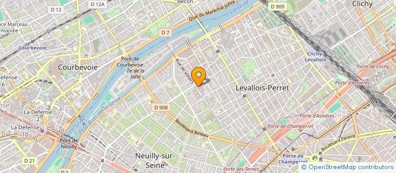 localisation de l'entreprise 10 MEDIAS à LEVALLOIS-PERRET