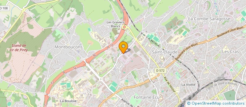 localisation de l'entreprise 10 MOGUER à BESANCON