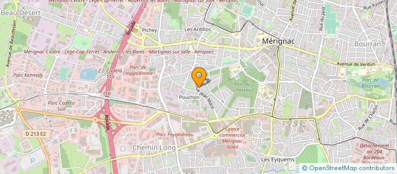 localisation de l'entreprise 10 PETITS ORTEILS  MERIGNAC
