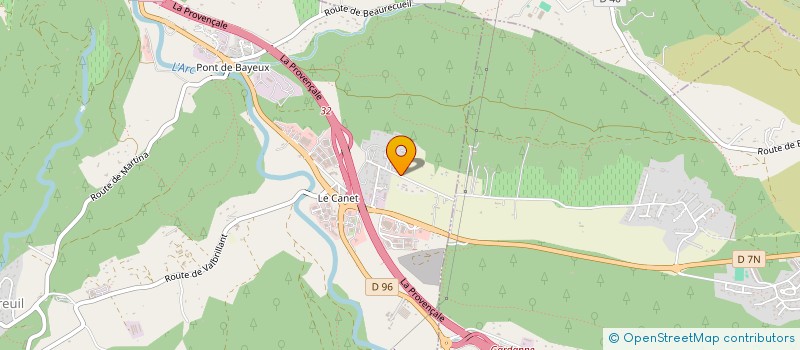 localisation de l'entreprise 10 PLACE MIRABEAU  MEYREUIL