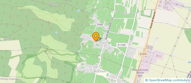 localisation de l'entreprise 10 RUE COQUILLIERE  FIXIN