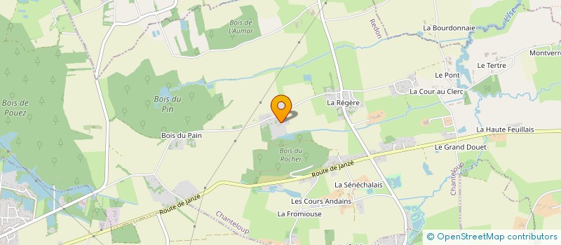 localisation de l'entreprise 10 RUE DE LA GRANGE  CHANTELOUP