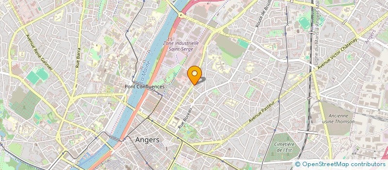 localisation de l'entreprise 10 RUE DE LA LOCATION  ANGERS