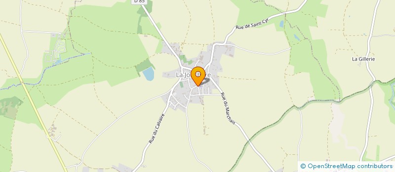 localisation de l'entreprise 10 RUE DE LA PLAINE  LA JONCHERE