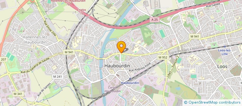 localisation de l'entreprise 10 RUE DU PORT  HAUBOURDIN