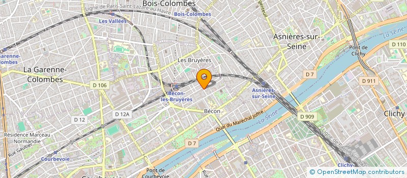 localisation de l'entreprise 10 RUE WATTEAU 92400 COURBEVOIE à COURBEVOIE