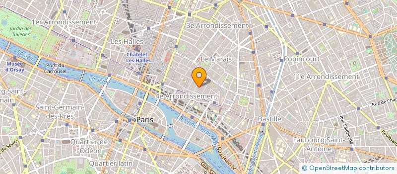 localisation de l'entreprise 10 TRESOR  PARIS