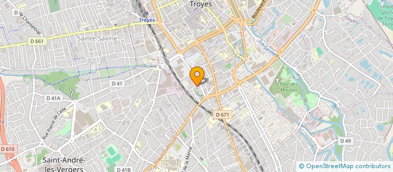 localisation de l'entreprise 10 TRIELECT à TROYES