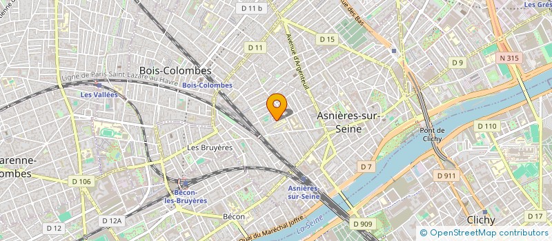 localisation de l'entreprise 100% ASNIERES  ASNIERES-SUR-SEINE