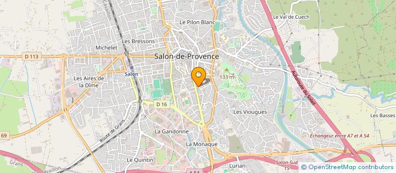 localisation de l'entreprise 100% AUTOS à SALON-DE-PROVENCE