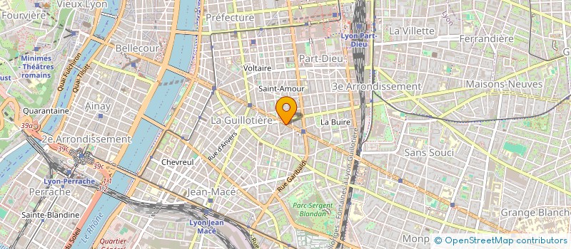 localisation de l'entreprise 100 COULEURS  LYON