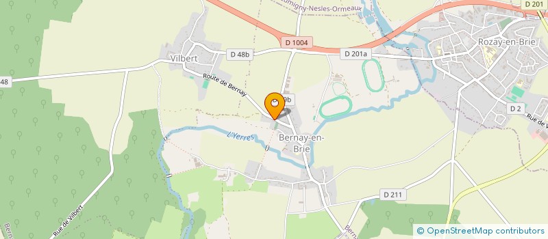 localisation de l'entreprise 100 CUNHA IMMOBILIERE  BERNAY-VILBERT