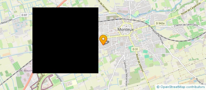 localisation de l'entreprise 100% DIAG  MONTEUX