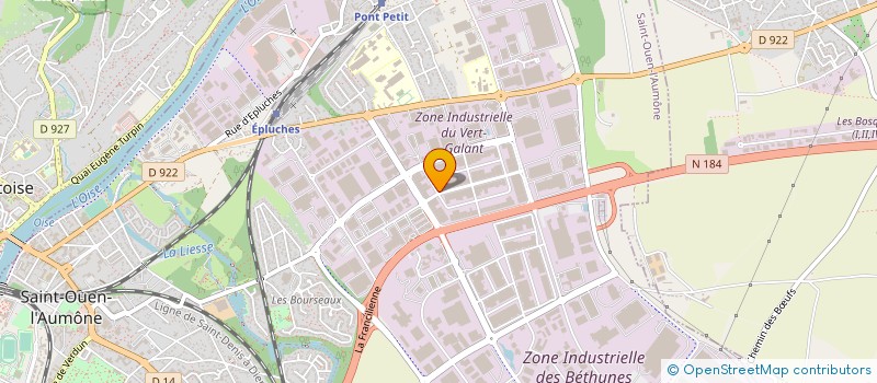 localisation de l'entreprise 100 FACONS  SAINT-OUEN-L'AUMONE