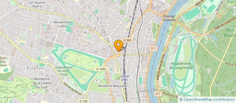 localisation de l'entreprise 100 FILTRE à SURESNES