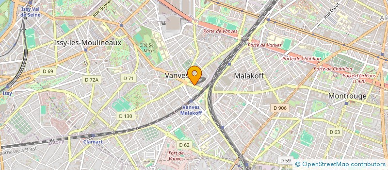 localisation de l'entreprise 100 GRAMMES à VANVES