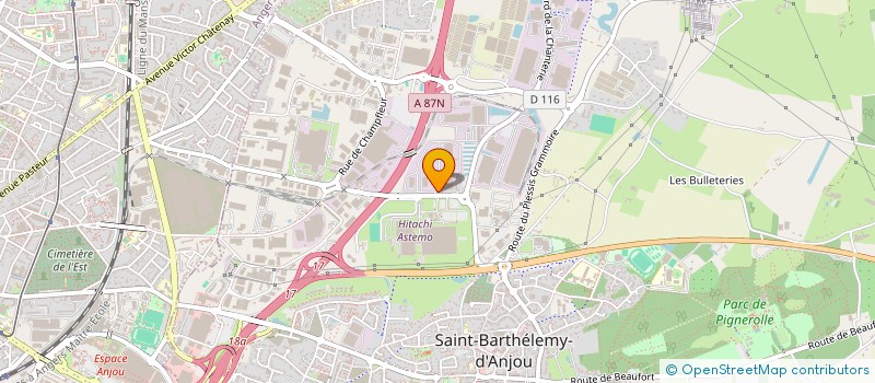 localisation de l'entreprise 100 IDEES A GRATTER à SAINT-BARTHELEMY-D'ANJOU