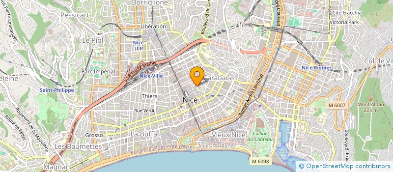 localisation de l'entreprise 100 ISSUES à NICE