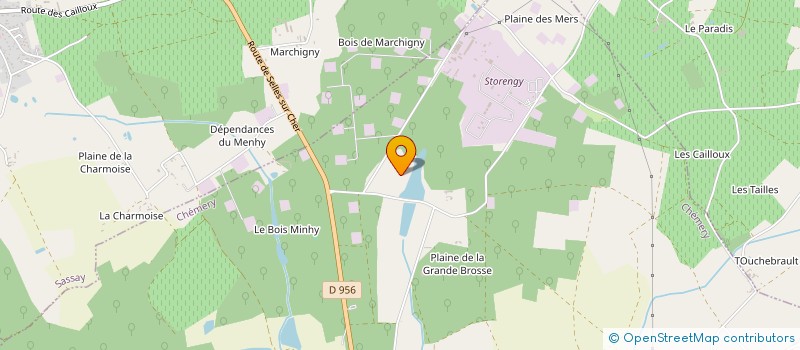 localisation de l'entreprise 100% LOIRE  CHEMERY