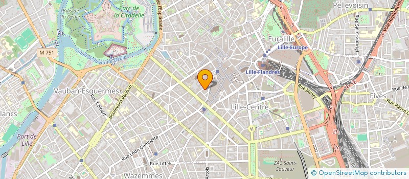 localisation de l'entreprise 100 MICRO 59 à LILLE