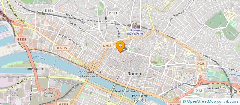 localisation de l'entreprise 100 % MICRO 76 à ROUEN