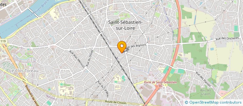 localisation de l'entreprise 100% NANTAIS  SAINT-SEBASTIEN-SUR-LOIRE