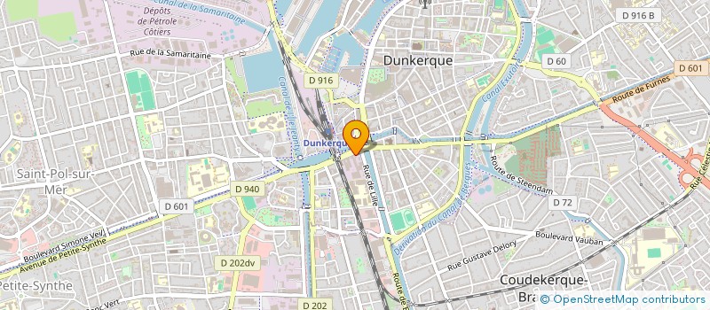 localisation de l'entreprise 100 PERMIS à DUNKERQUE