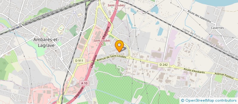 localisation de l'entreprise 100 % PIERRES à AMBARES-ET-LAGRAVE