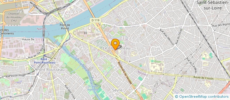 localisation de l'entreprise 100 POUR 1 NANTES SUD à NANTES