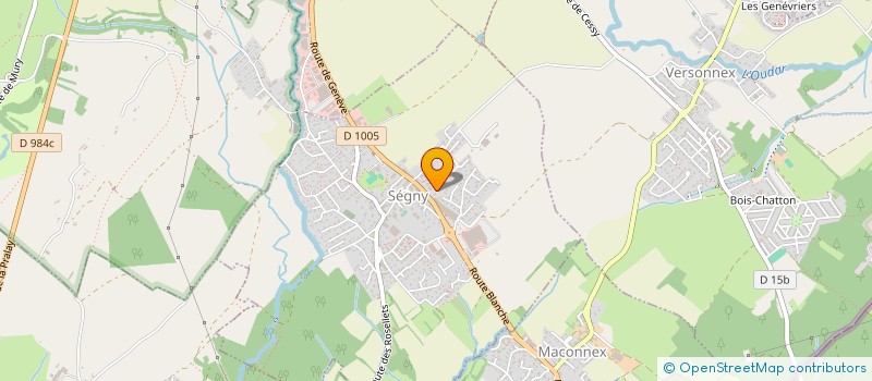 localisation de l'entreprise 100 POUR 100 COIFFEURS  SEGNY