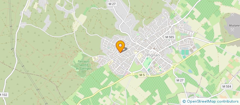 localisation de l'entreprise 100 POUR CENT CLEAN  PIGNAN