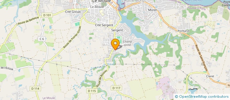 localisation de l'entreprise 100% POUR LE MOULE à LE MOULE