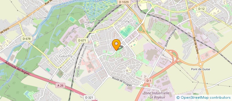 localisation de l'entreprise 100 % POUR LE REVE D'UN GUERRIER INNOCENT à GAUCHY