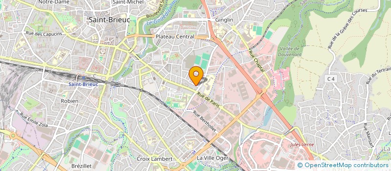 localisation de l'entreprise 100 POUR UN TOIT PAYS DE SAINT-BRIEUC à SAINT-BRIEUC